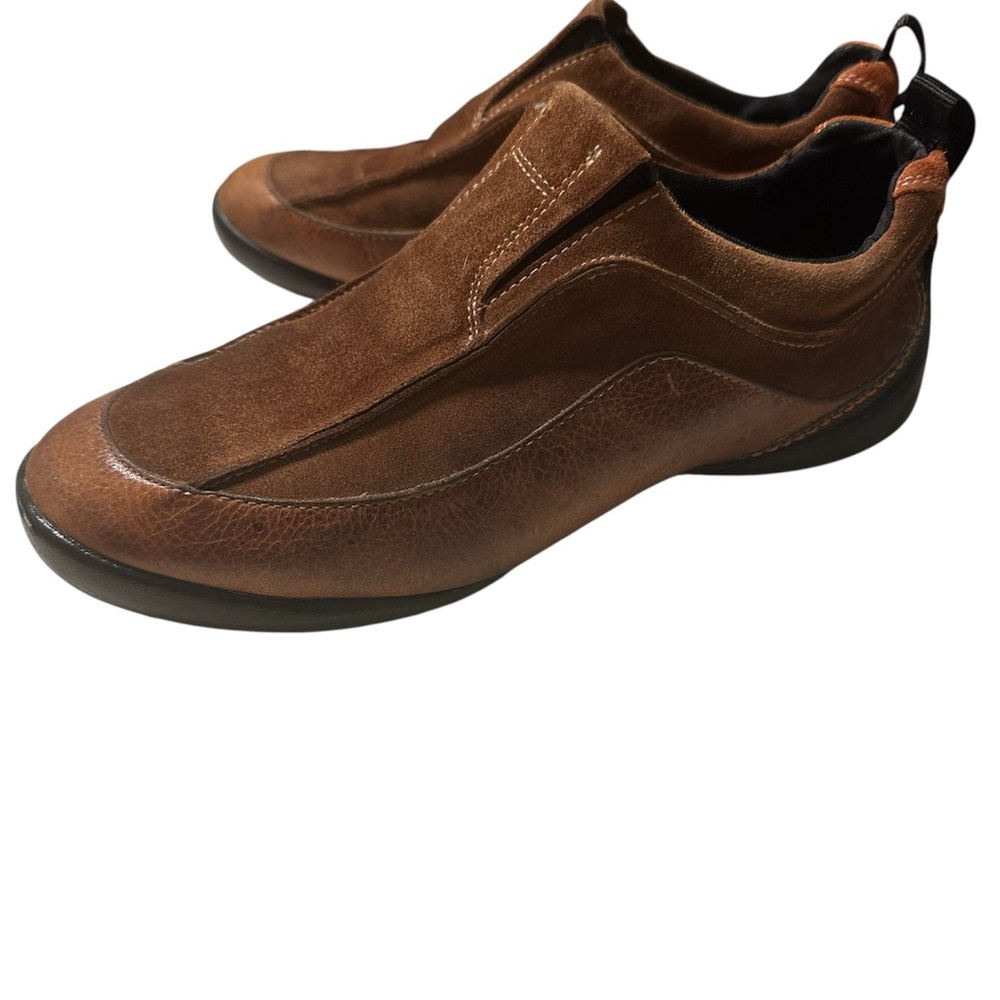 Timberland Men's Brown Leather Slip-On Loafers